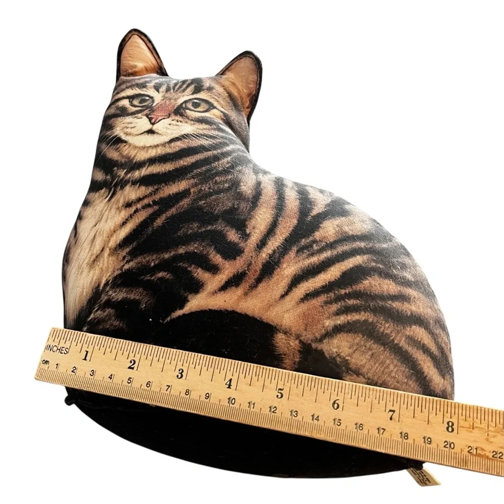 Adeline Halvorson Tabby Tigercat 11in Weighted Door Stop Excellent Condition